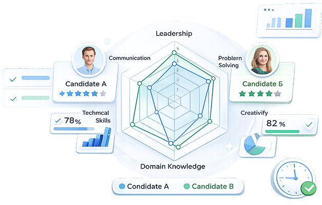 Compare Candidates Side-by-Side with Data